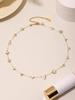 Bohemian Irregular Stone Necklace: Retro, Versatile Clavicle Chain for Women