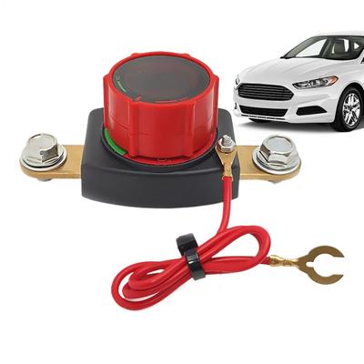 Voltage Display Battery Control Car Truck Battery Power Shut Off Control Volt Meter System Compact Disconnection Isolator For