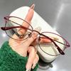 Women Elegant Cat Eye Reading Glasses Vintage Classic Ladies Far Sight Eyeglasses with Plus Diopter Men Retro HD Hyperopia