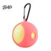 Golf Ball Travel Case Silicone Cover with Carabiner, Portable Standard Holder, Flexible Carrier Protective Sleeve, Accessories, Gift for Golfers