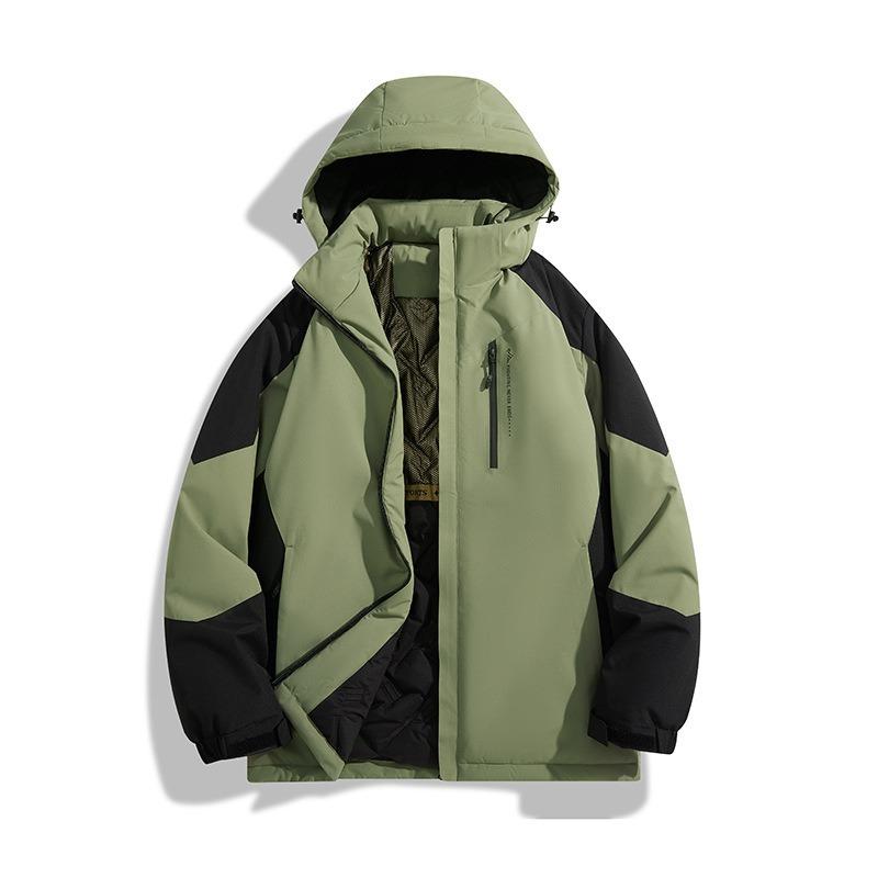 Winter new couple outdoor black technology graphene windproof waterproof anti-fouling mountaineering jacket cotton coat
