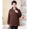 Moou Mom's Stylish 2025 Autumn Windbreaker for Middle-Aged Women