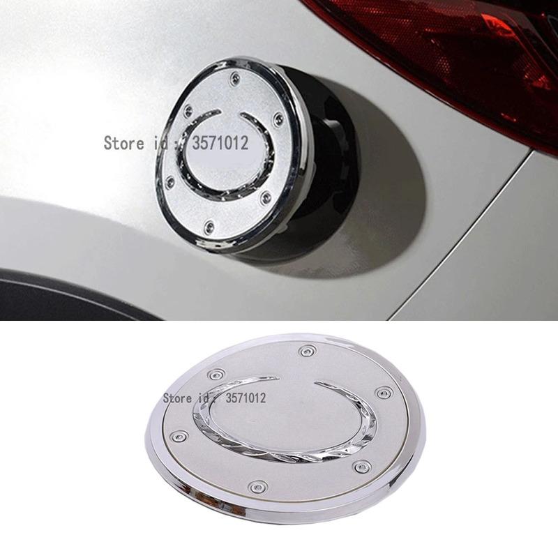 For Mazda CX-5 CX5 2012 2013 2014 2015 2016 Car Styling ABS Chrome Gas/Fuel/Oil Tank Cover Cap Frame Parts Molding Hoods Parts
