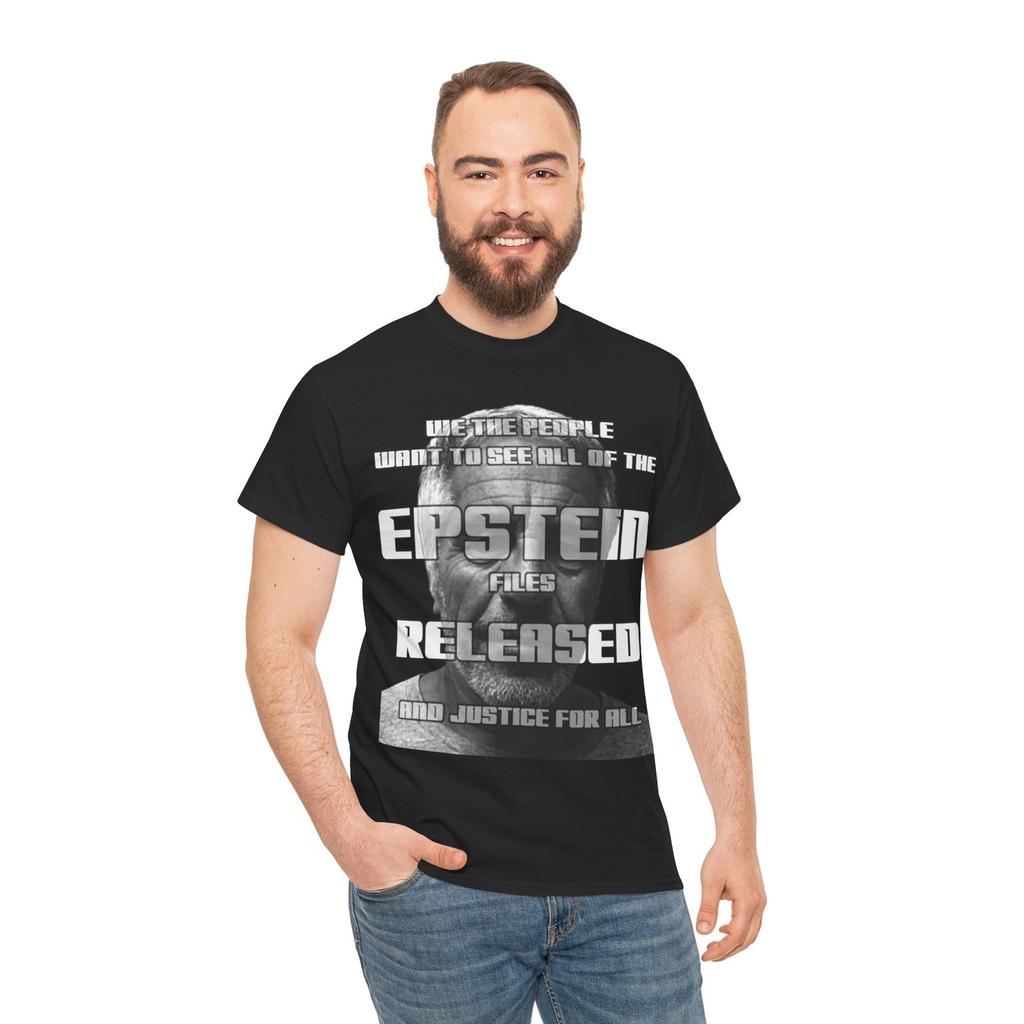 WTP Want the Epstein Files Released Unisex Heavy Cotton Tee