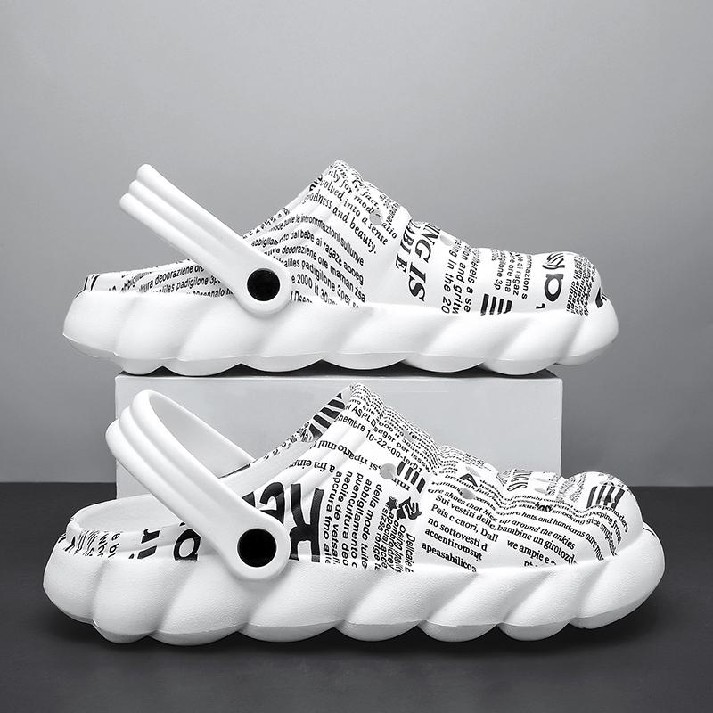 

Пляжные сандалии, мужские модные сандалии для рыбалки, летние садовые сабо из ЭВА, мужские сандалии, спортивные на открытом воздухе тапочки, Zapatos Hombre, размер 45 40