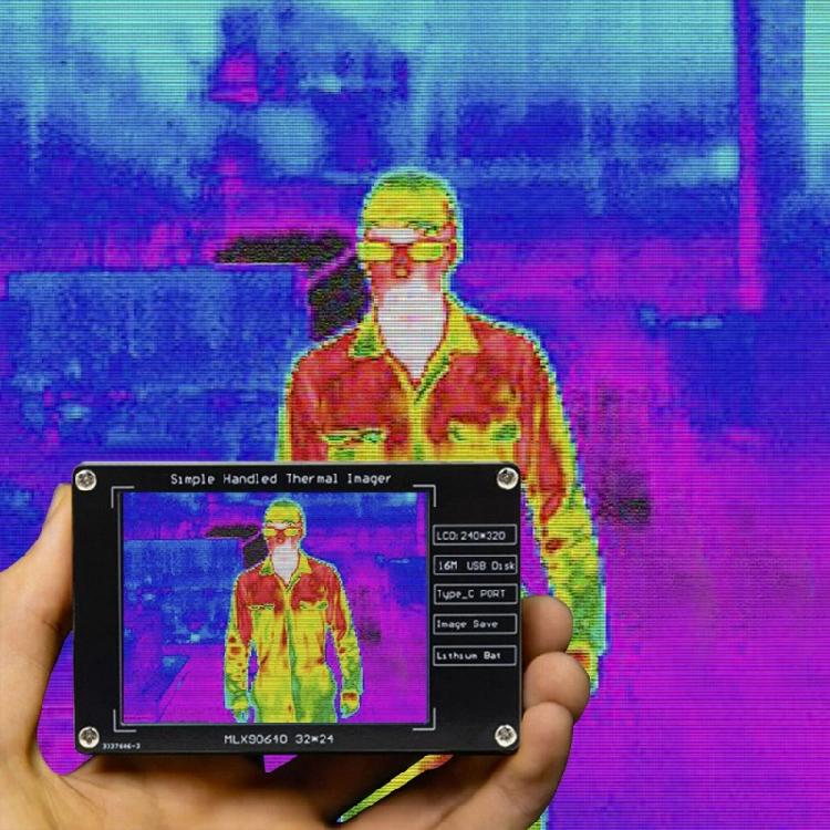 Lightweight Thermal Imaging Scanner with Quick charges Capability & Temperature Difference Identification Functionality