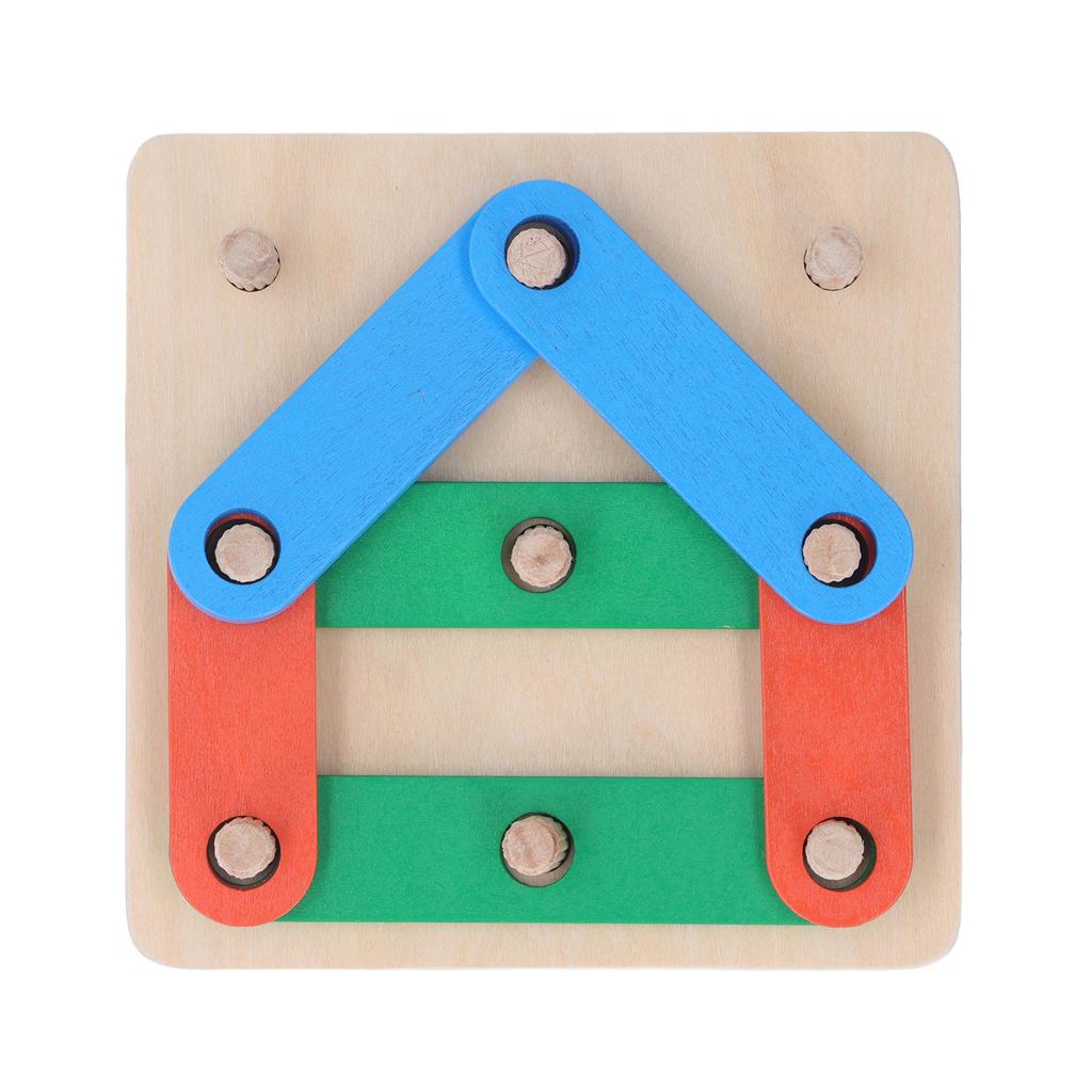 Kids Wooden Puzzle Board Game Educational Early Learning Puzzle Board Toy for Boys Girls