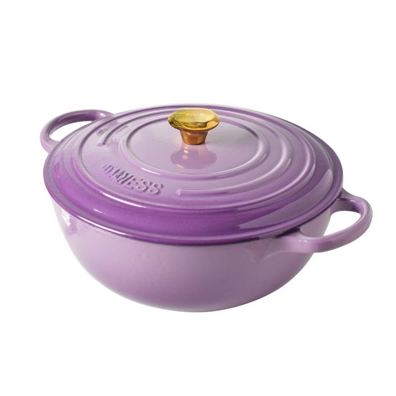 PuPan Enameled Cast Iron Dutch Oven