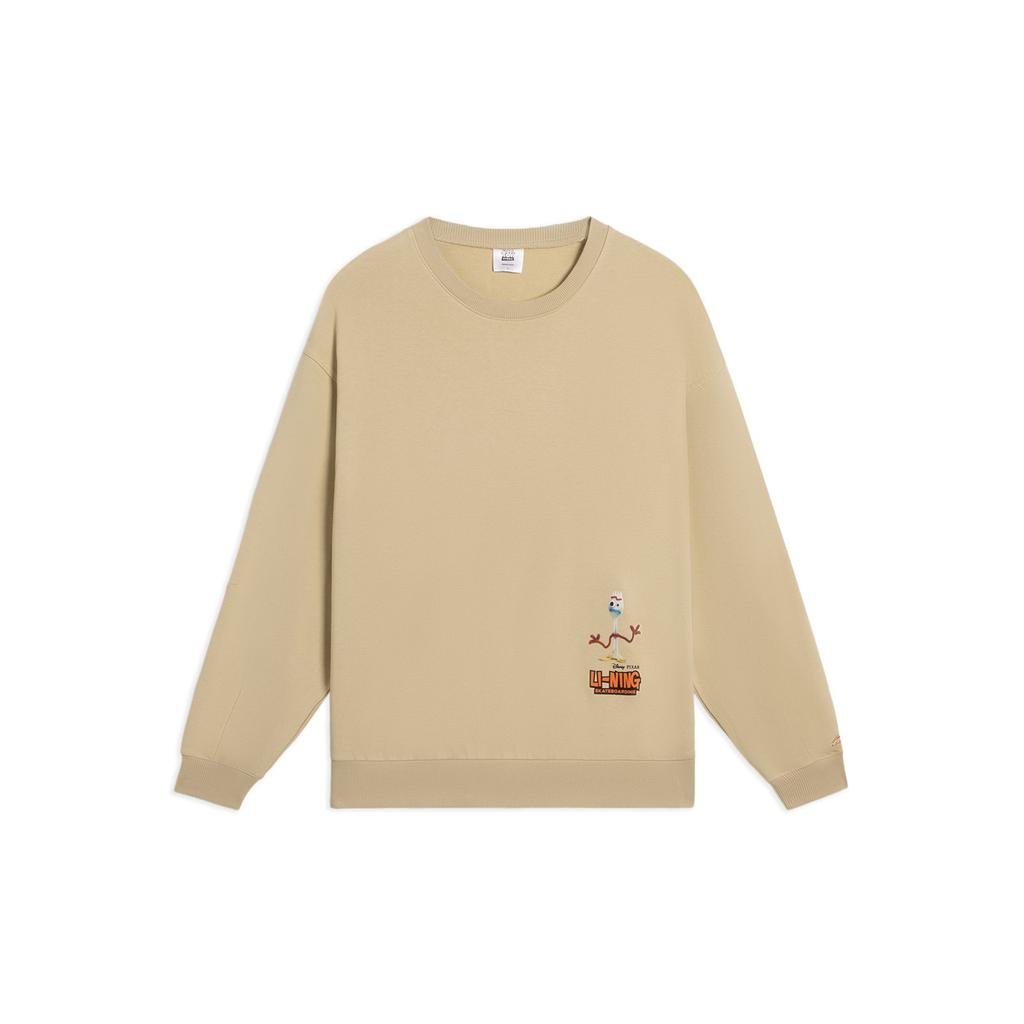 Li Ning Disney Sweatshirt Men's Milk Umber AWDS971-1