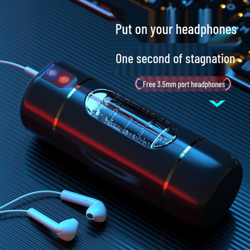 Cupă Masturbator Vibratoare cu Interacțiune Vocală pentru Bărbați Lailu Kule