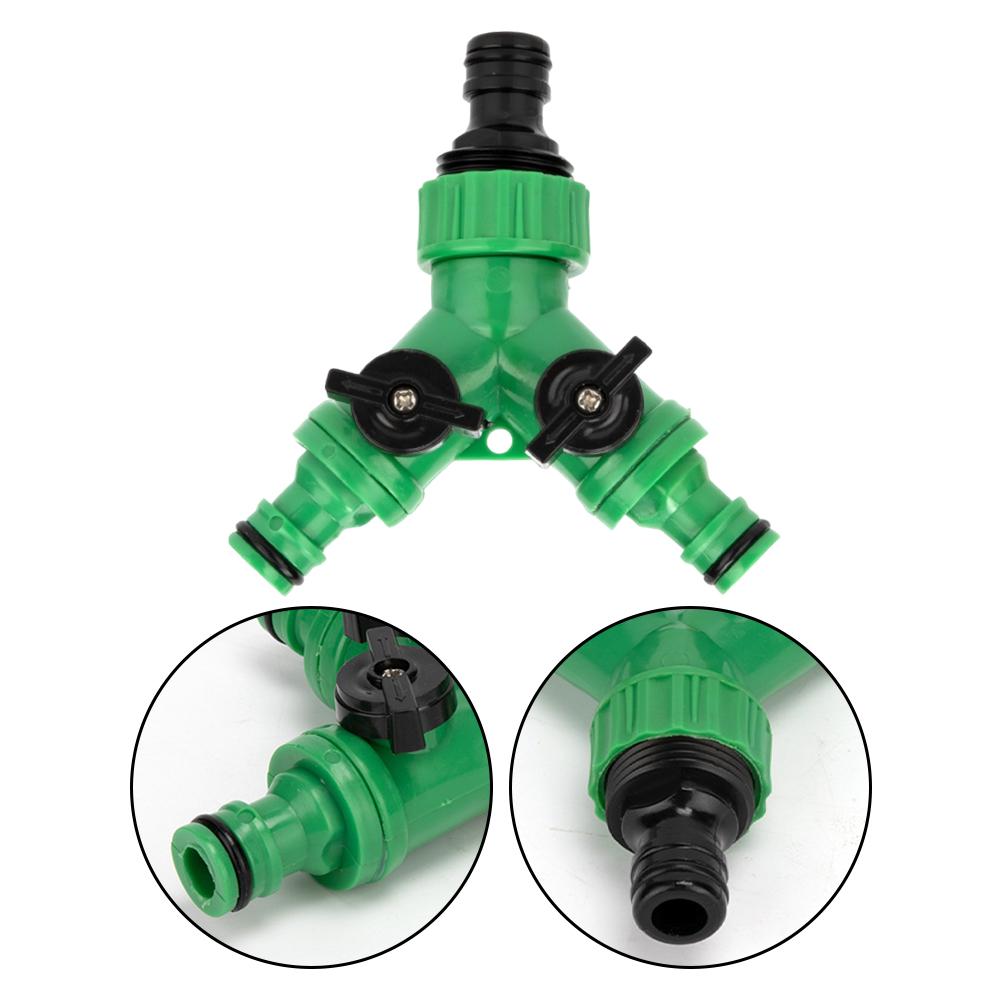 ABS Plastic Construction 3-way Hose Splitter Inner Sealing Rings