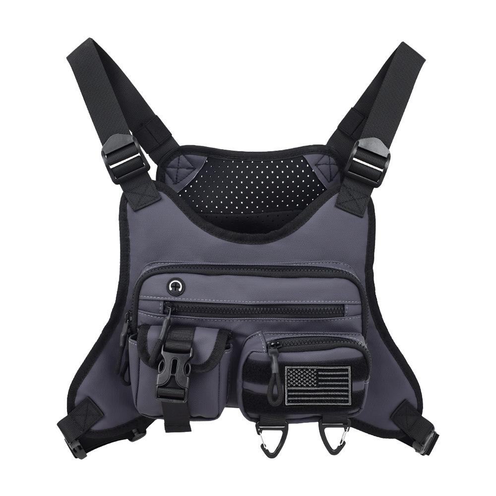 Camping Front Chest Vest  Backpack Running Bag Cycling Jogging Hunting Vest Outdoor Rig Sports Gym Travel Training Fanny Pack