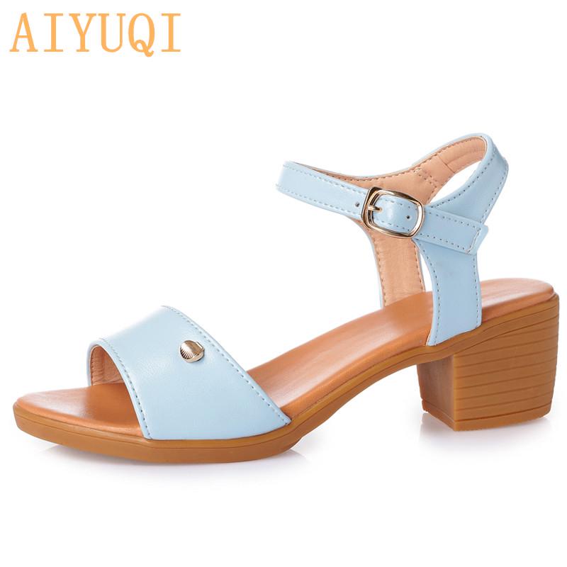 AIYUQI Ladies Sandles 2020 Fashion High Quality Rome Women Sandals Tricolor Summer Sandals For Women