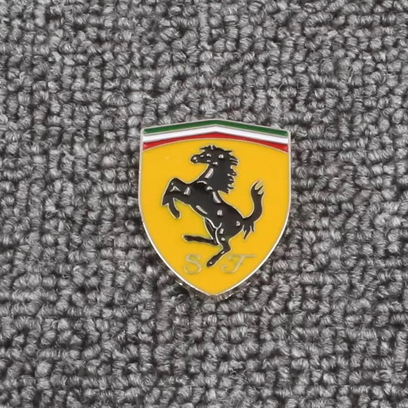 3D Metal Car Emblem Modification Stickers Body Badges Creative Decorative Decals For Ferrari SP1 812 F40 F12TDF SF90 Accessories