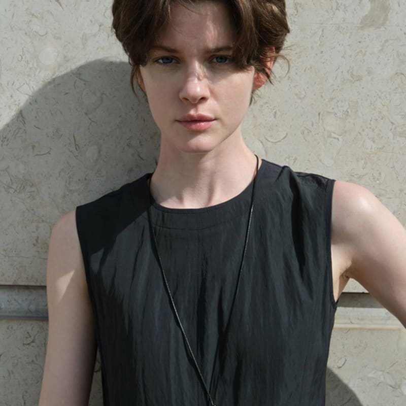 LOEUVRE Pendant Strap Necklace SX5XX002_3color