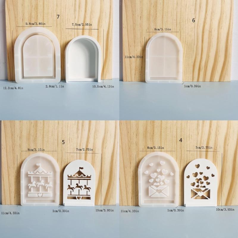 Silicone Storage Box Mold Storage Container Moulds Jewelry Storage Case Molds Hollow Bear Theme Suitable for Crafting