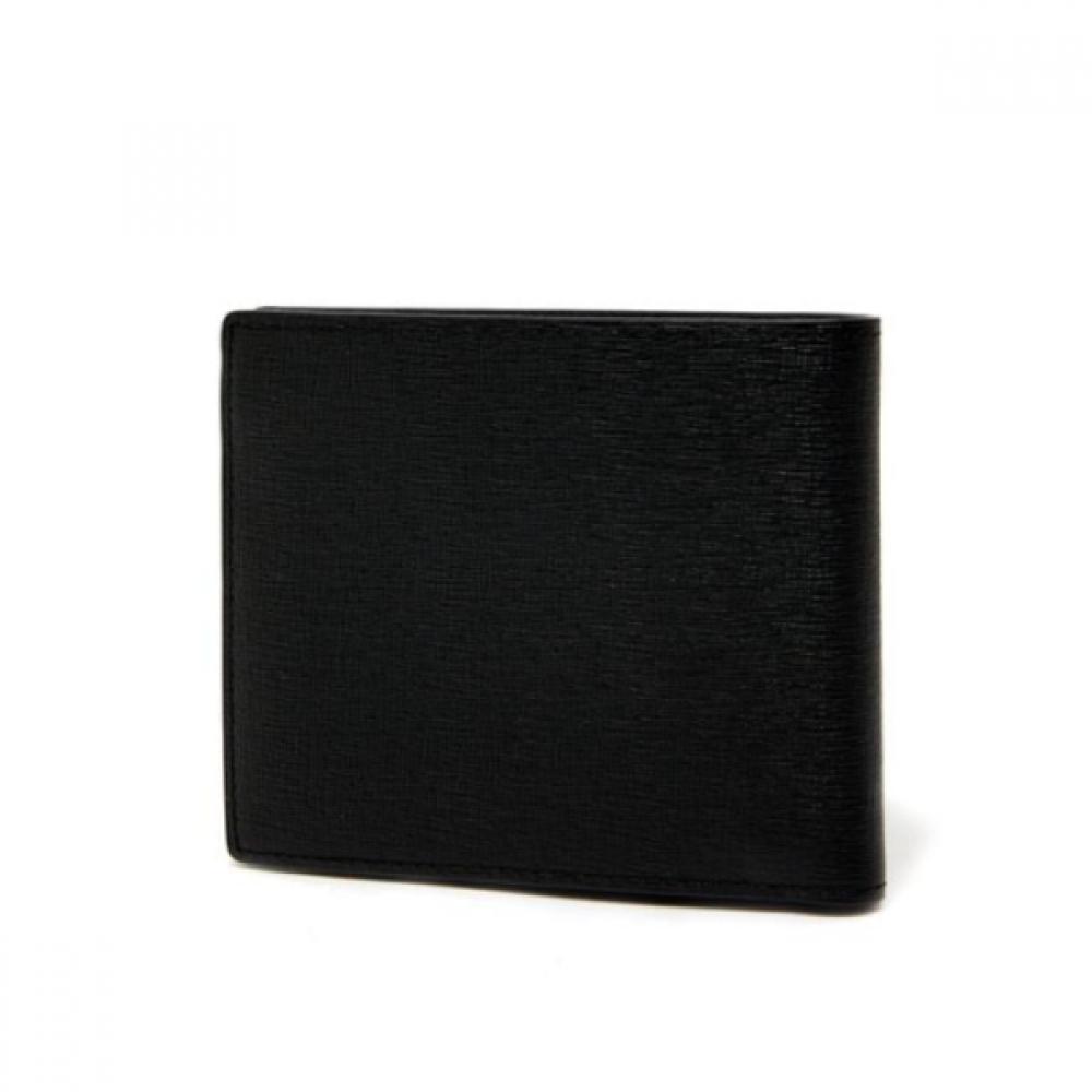 Daks Black Leather Dd Logo Modern Classic Wallet Dbwa2f833bk