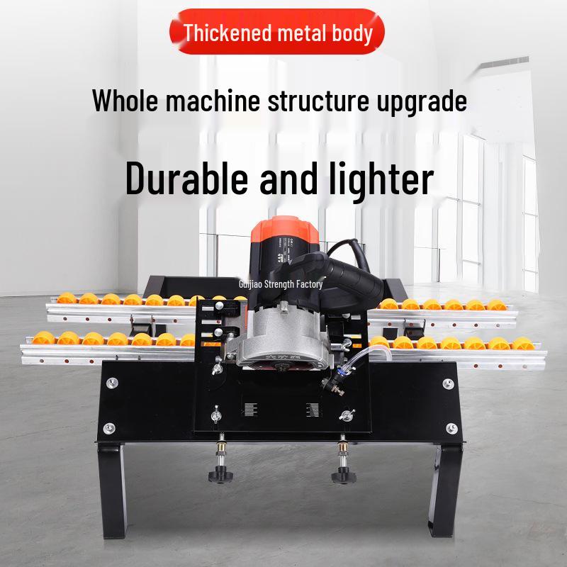 45-Degree Track Tile Chamfering Machine: High-Precision, Multi-Functional, Portable Edge Grinder with Thickened Desktop Stand
