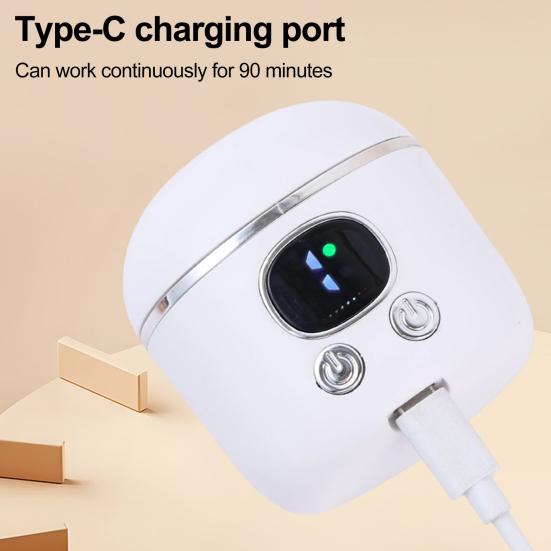 Tăietor de unghii electric cu afișaj LCD, 3 viteze, trimmer automat de unghii cu LED, reîncărcabil, pentru bebeluși, copii, adulți, vârstnici, tăietor și polizor pentru unghiile de la picioare și mâini