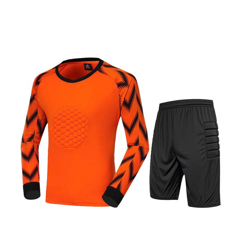 Goalkeeper Uniform with Anti-Fall and Anti-Collision Sponge Padding for Football Training