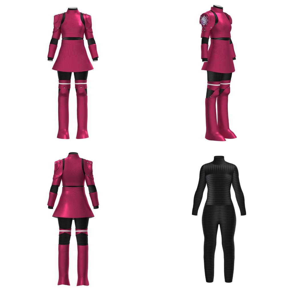 M3gan Cosplay Costume For Kids With Polyester And Material For Halloween And Anime Role Play