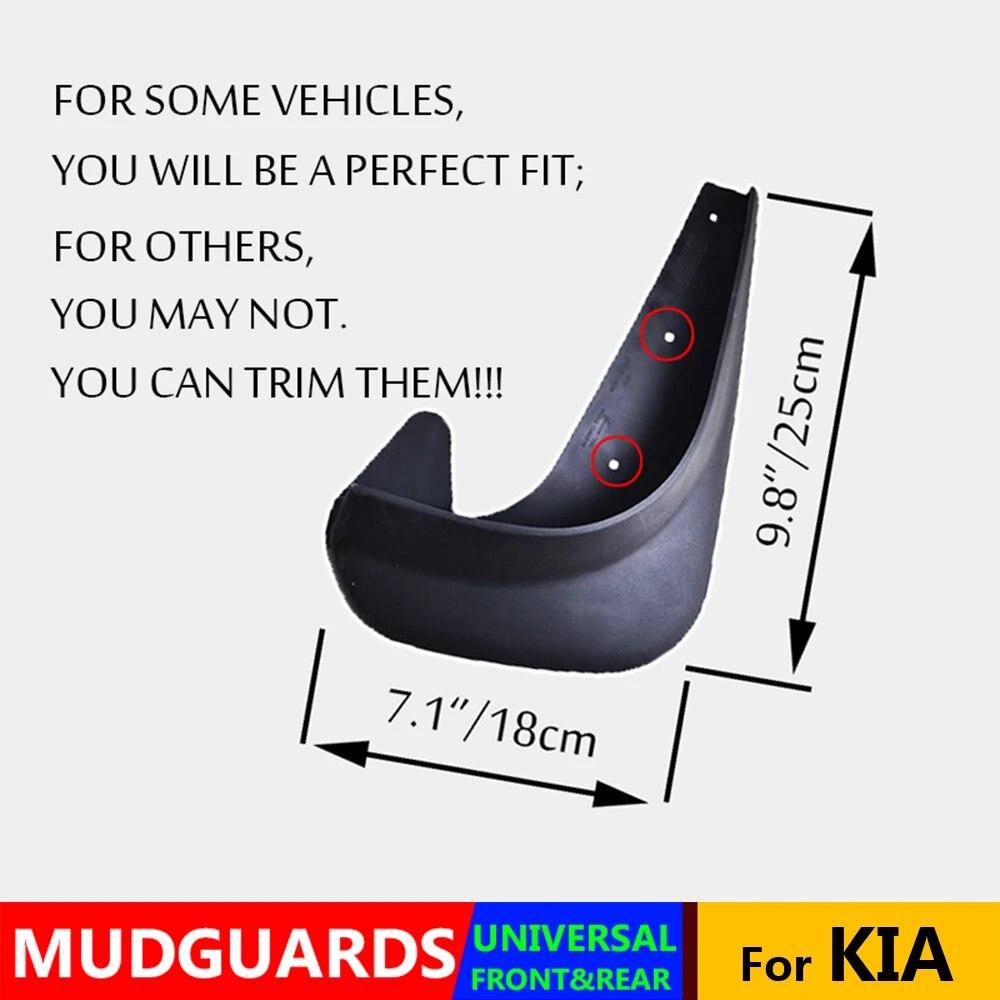 Set Universal Mudflaps Mud Flaps Splash Guards Mudguards For Kia Cadenza K7 Ceed Pro Cee'd Cee'd SW Forte K3 Cerato Naza Forte