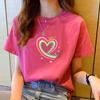 Short sleeved top for girls, Korean version T-shirt, women's clothing shirt, women's top, short sleeved T-shirt, women's clothing new style