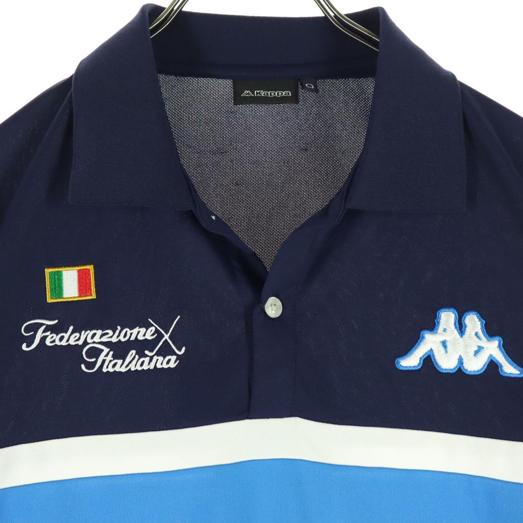 Kappa Short Sleeve Polo Shirt XL Blue Men's Used