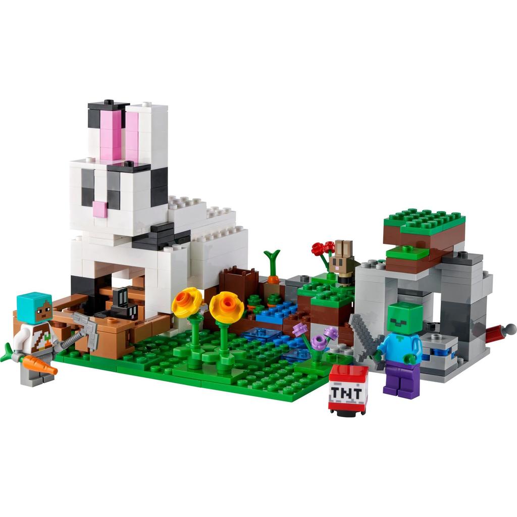 LEGO Minecraft Rabbit Farm 21181 Toy Blocks Gift Video Game Animals Boys Girls Ages 8+