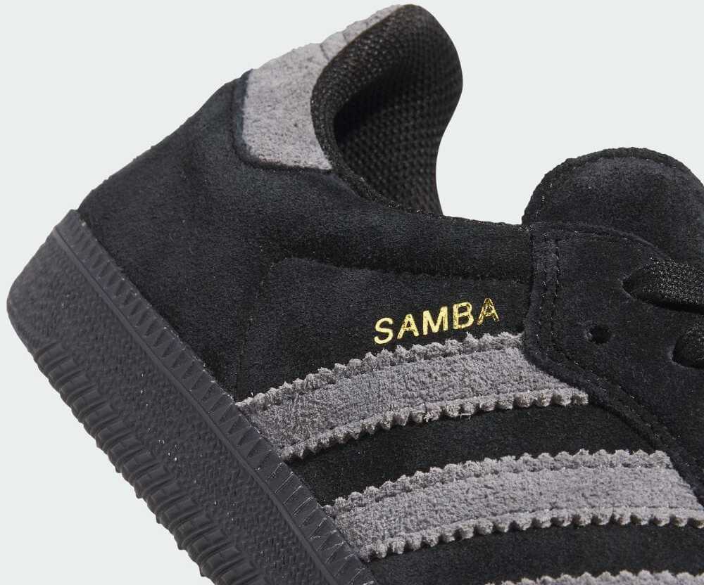 IH3348 adidas Originals Samba ADV Çekirdek Siyah Gri Dört Altın Metalik (Erkeklerin)