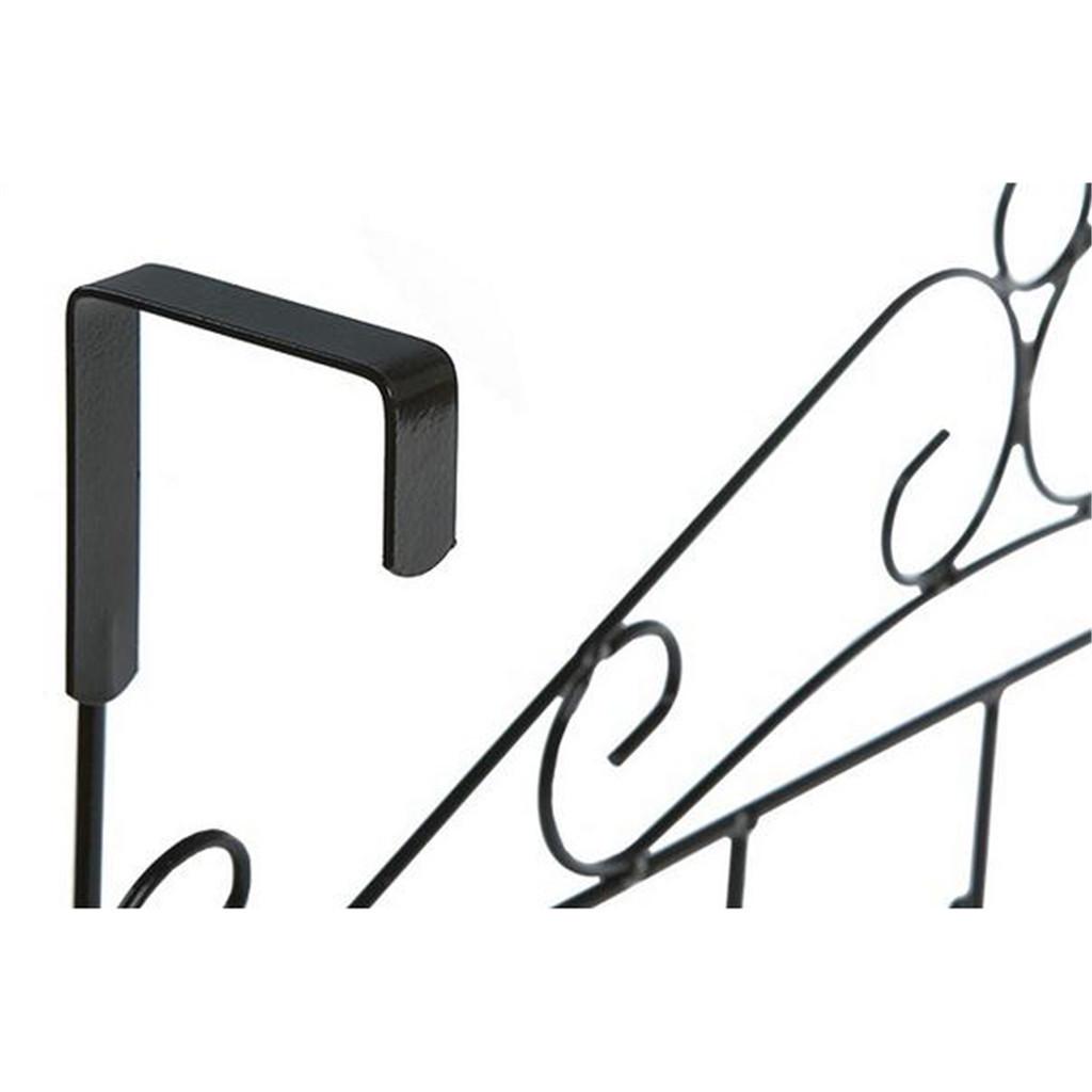 7 Haken über der Tür Badezimmer Kleiderbügel Mantel Kleidung Hut Tasche Handtuch hängen Rack Halter