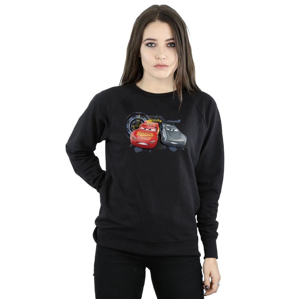 Disney Womens/Ladies Cars Lightning Vs Storm Sweatshirt