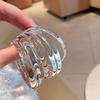 Vintage Shiny Metal Interlocking Personalized Gold Plated Bracelet Hand Woven Exquisite Bangles For Women Men Jewelry