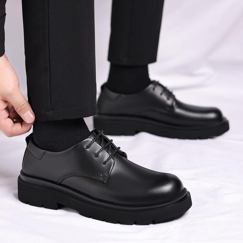 Fashion All-match Men's Genuine Leather Shoes Outdoor Men Oxford Shoes New Casual Men Walking Shoes Men Classic Handmade Formal Flats