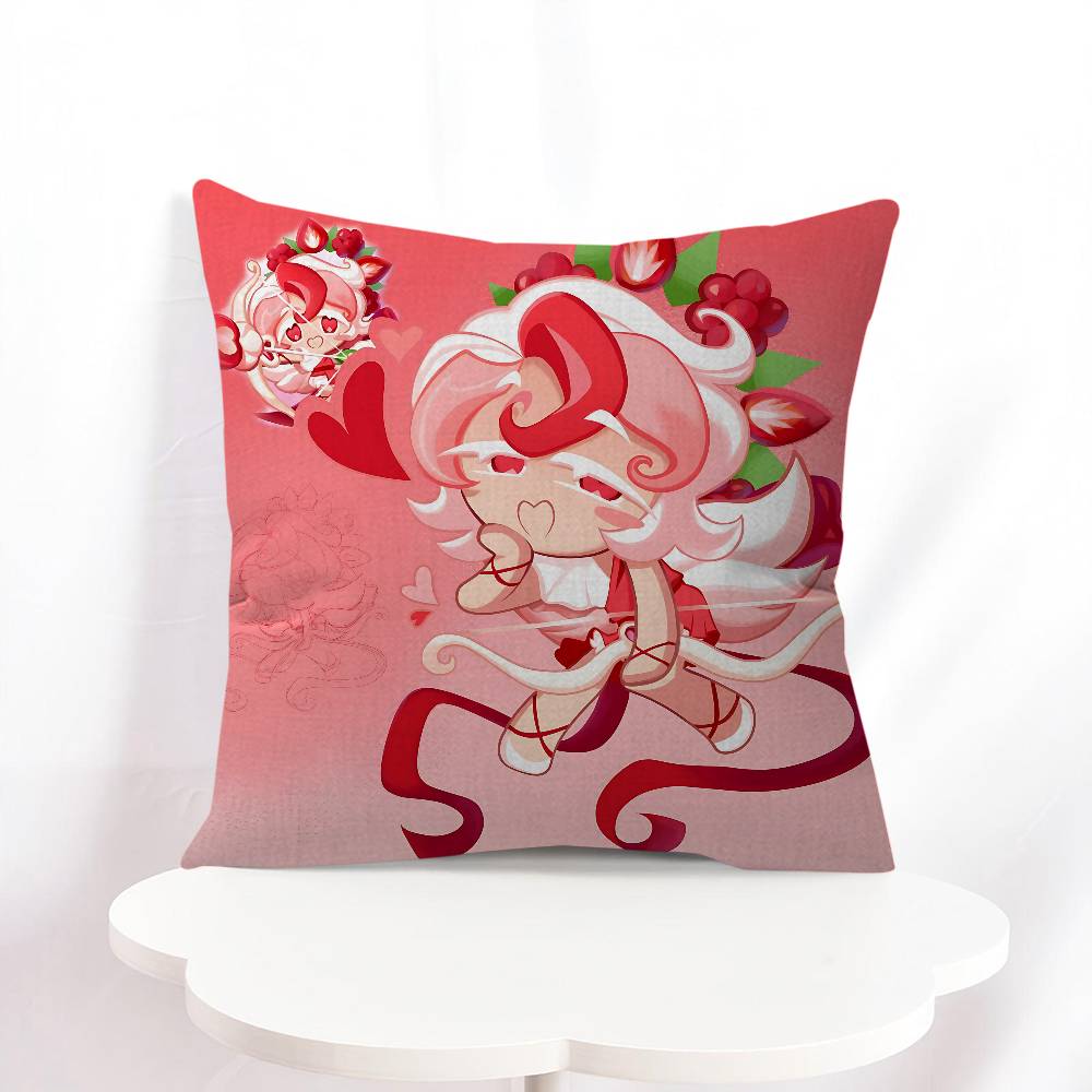Pavlova Cookie Cartoon Pillowcase 45x45cm Cute Pillowcase Living Room Sofa Cushion Cover Bedroom Home Decoration