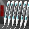 Waterproof White Acrylic Highlighter Pen - Long & Broad Tips, Extra Bold for Art & Outlining.