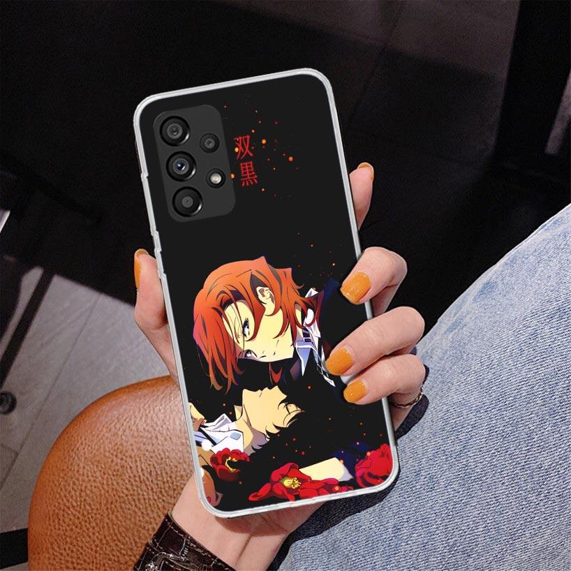 Bungo Stray Dogs Double Black Phone Case For Samsung Galaxy A17 A16 A15 A14 A13 A57 A56 A55 A54 A53 A37 A36 A35 A34 A33 A26 A25