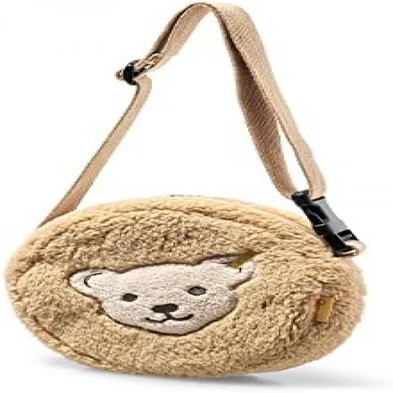 Steiff 600159 Teddybär Tasche Plüsch, BEIGE, Einheitsgröße