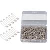 Curved Security Pins High Strength Rustproof Steel Wire Bent Pins for Quilting Sewing Knitting 1.5