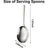 Stainless Steel Big Head Round Spoon Net Red Golden Dinner Long Handle Stirring Dessert Spoons for Kitchen Accessories Gadgets