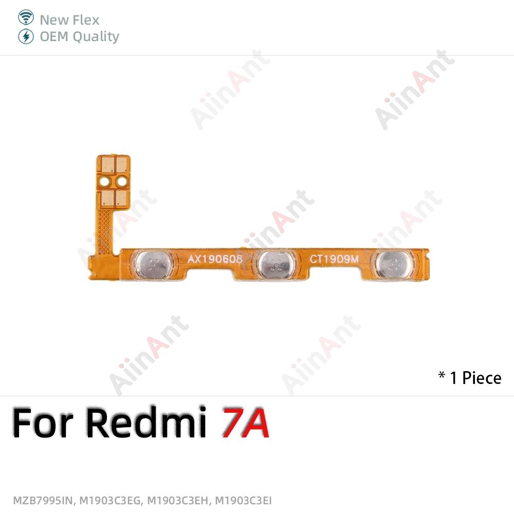 OEM Up Down Button Mute key Switch On Off Volume Power Flex Cable For Xiaomi Redmi Note 6 7 8 9 7A 9A 9T 8T 9s 9C 9i Pro Max 5G