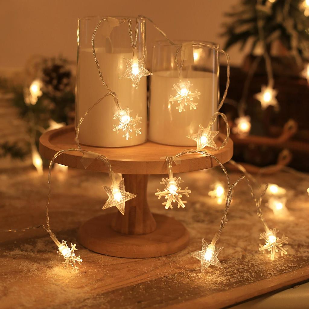 Christmas String Lights Clear Warm White for Xmas Tree Holiday Garden