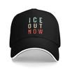 Ice-Out Baseballkappe Klassische Trucker-Kappe Frühling Paar Damen Outdoor Sport Baseballkappen