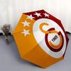 Galatasaray, Logo Automatisches Öffnen und Schließen, 8 Rippen Struktur Tragbarer Regenschirm, Geeignet für Männer und Frauen bei allen Wetterbedingungen Perfektes Geschenk