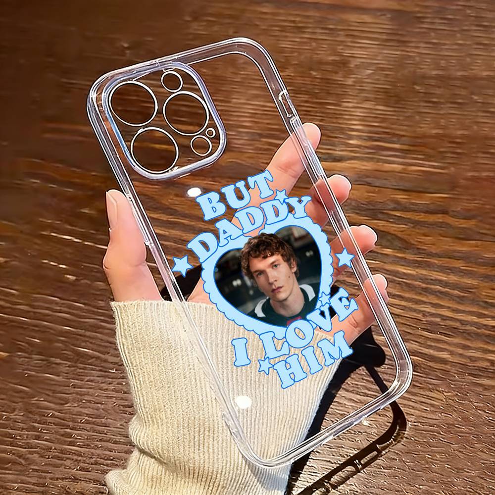 

COOL H-Heated R-Rivalry HR man Phone Case For iPhone 17 16 15 14 13 12 11 Mini Pro Max Plus Transparent Cover iPhone14