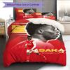 Bukayo Saka Soul Bedding Quilt Set Quilt Cover Pillowcase Home Decoration Birthday Gift (1 * duvet cover + 2 * pillowcase, without core)