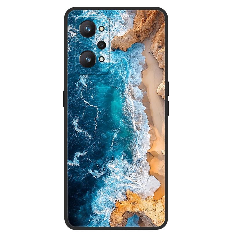 Voor Realme GT Neo 2 Hoesje Marmer Zacht Mat Siliconen Achterkant Cover Voor Realme GT Neo2 RealmeGT2 Neo2 3T Q5 Pro Volledige Telefoon Shell Capa