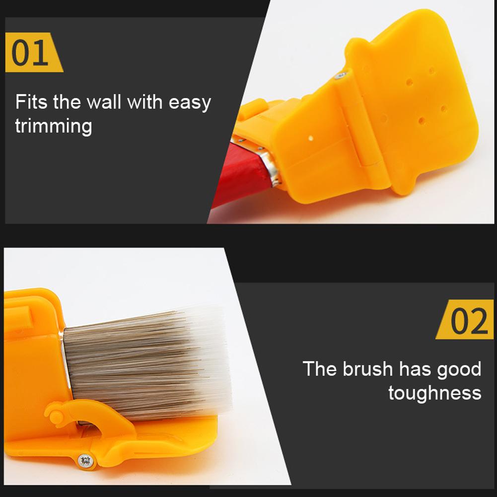1 Set Profesional Edger Paint Brush Home Household Decoration Interior Wall Roof Detail Paint Brush Multifunctional Household Cleaning Brush