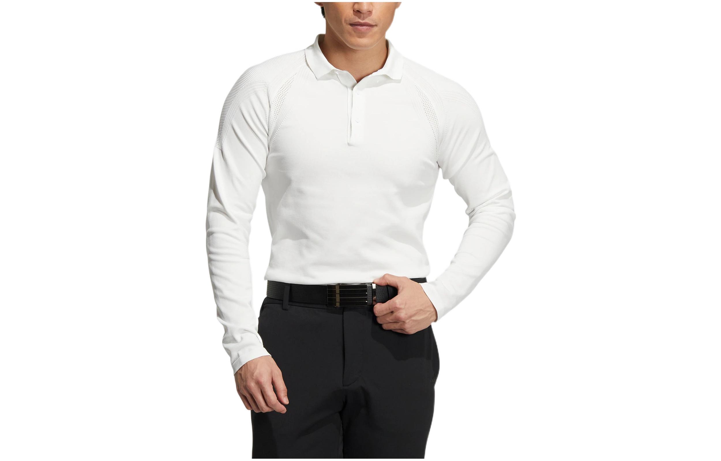 Adidas Polo Shirts Men s White Polo Collar Moderate Straight Fit HG1656 XXL