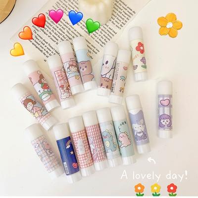 Cartoon Children Art Craft Supplies PVA Adhesives Glue Stick Cute Office Glue Stick